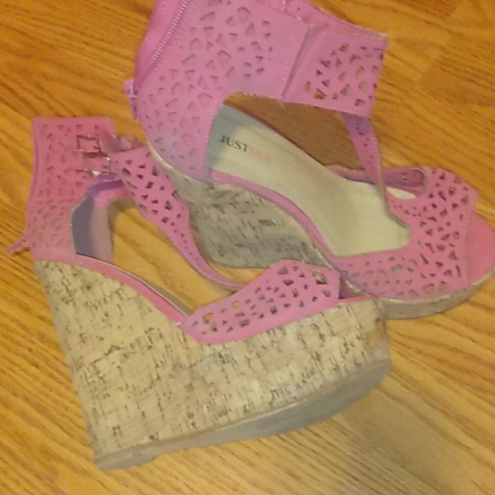JustFab wedges